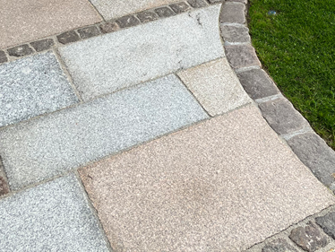 graniet tegels buiten