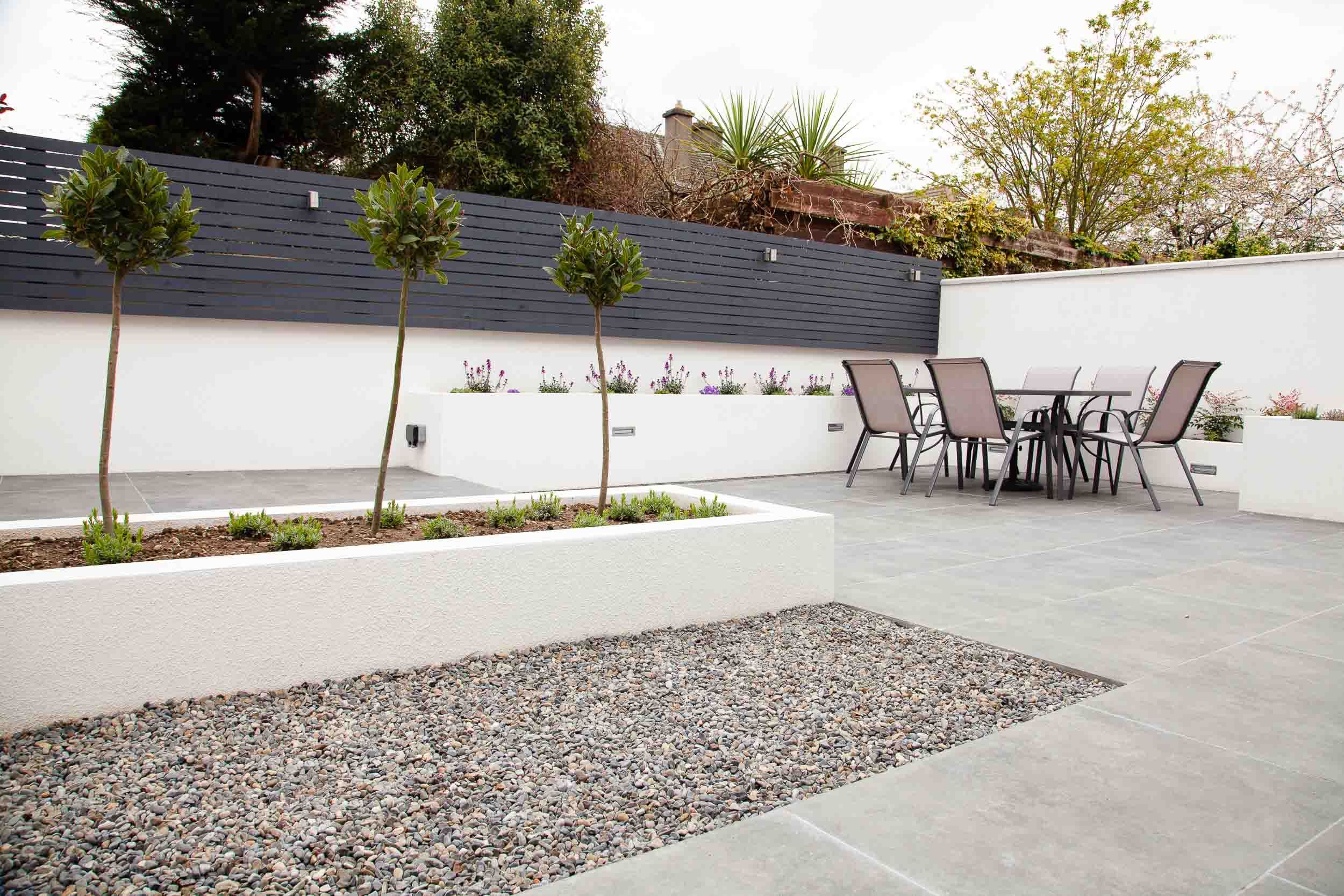inrichting grote tuin